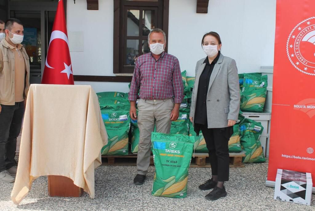 ÇİFTÇİLERE DESTEK DEVAM EDİYOR..