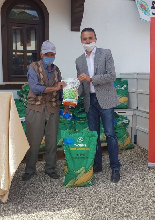 ÇİFTÇİLERE DESTEK DEVAM EDİYOR..