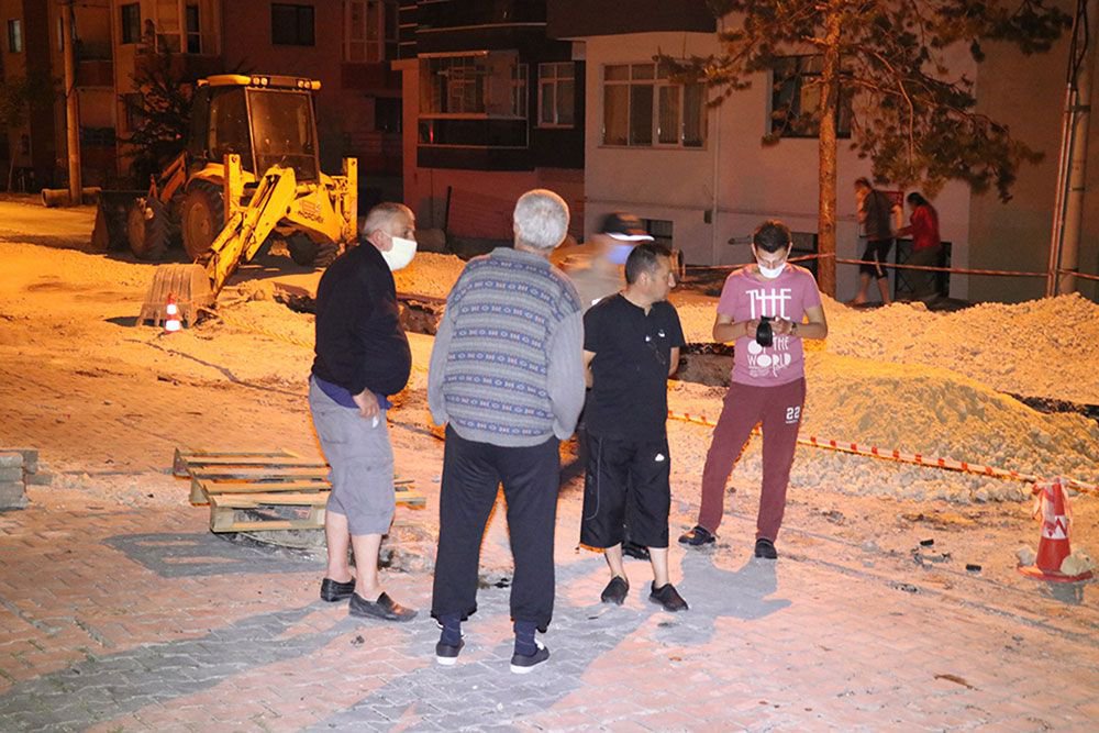 DOĞALGAZ BORUSU PATLADI