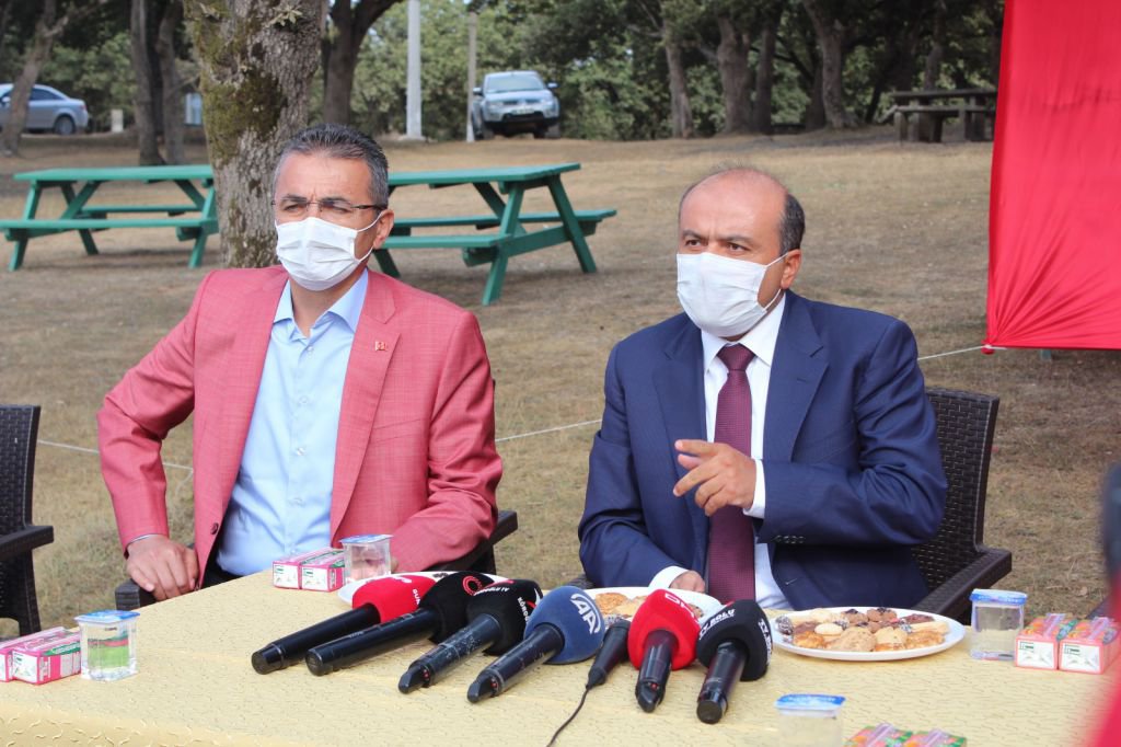 METİN, ÇALIŞMALARI YERİNDE DENETLEDİ..