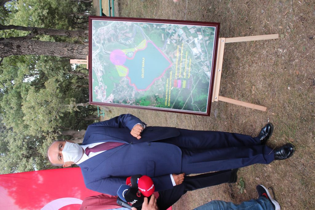 METİN, ÇALIŞMALARI YERİNDE DENETLEDİ..