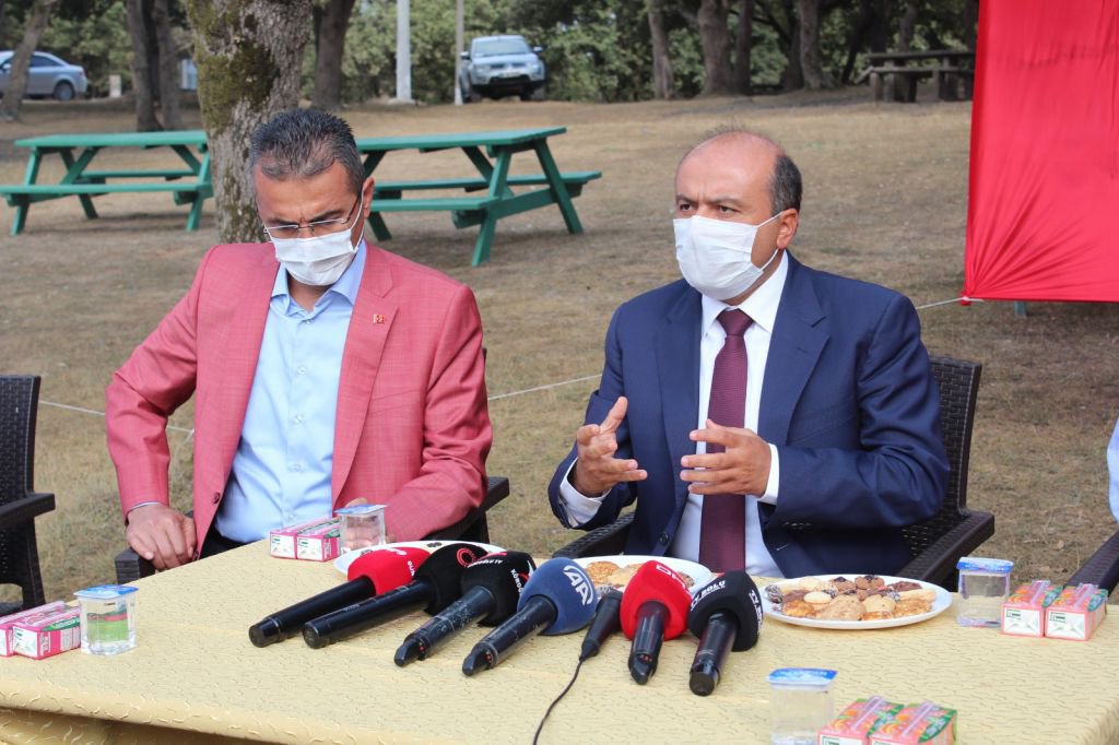 METİN, ÇALIŞMALARI YERİNDE DENETLEDİ..