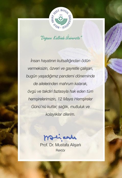 HEMŞİRELERE GÜL HEDİYE EDİLDİ