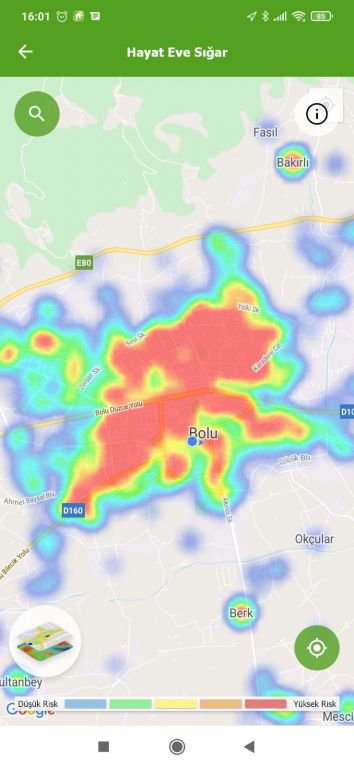 İŞTE BOLU'NUN RİSK HARİTASI