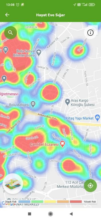 İŞTE BOLU'NUN RİSK HARİTASI