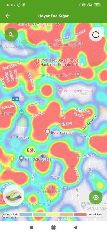 İŞTE BOLU'NUN RİSK HARİTASI