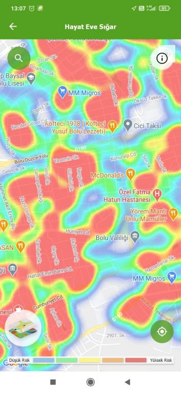İŞTE BOLU'NUN RİSK HARİTASI