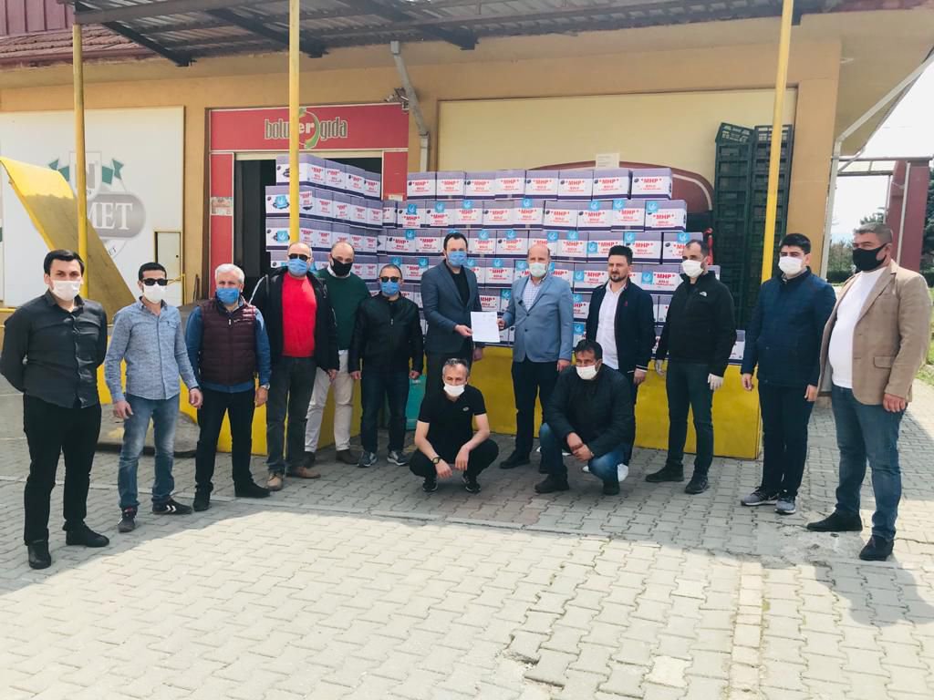 MHP'DEN İHTİYAÇ SAHİPLERİNE DESTEK