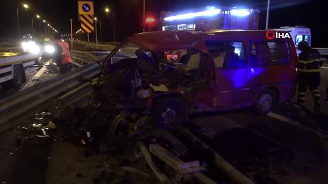 MİNİBÜS PARAMPARÇA OLDU