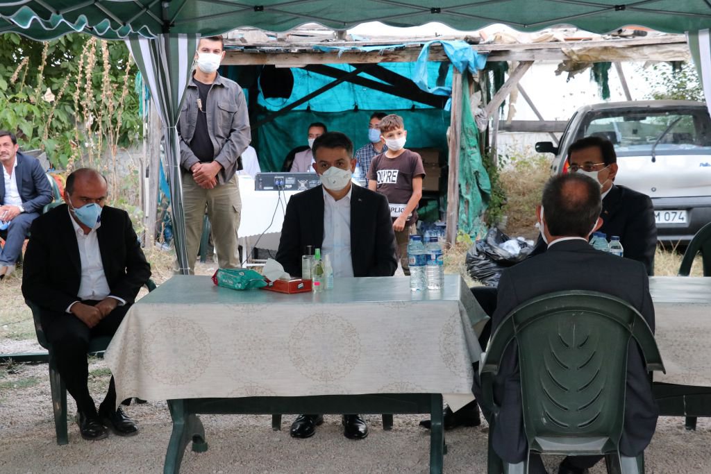 PAKDEMİRLİ'DEN METİN'E TAZİYE ZİYARETİ