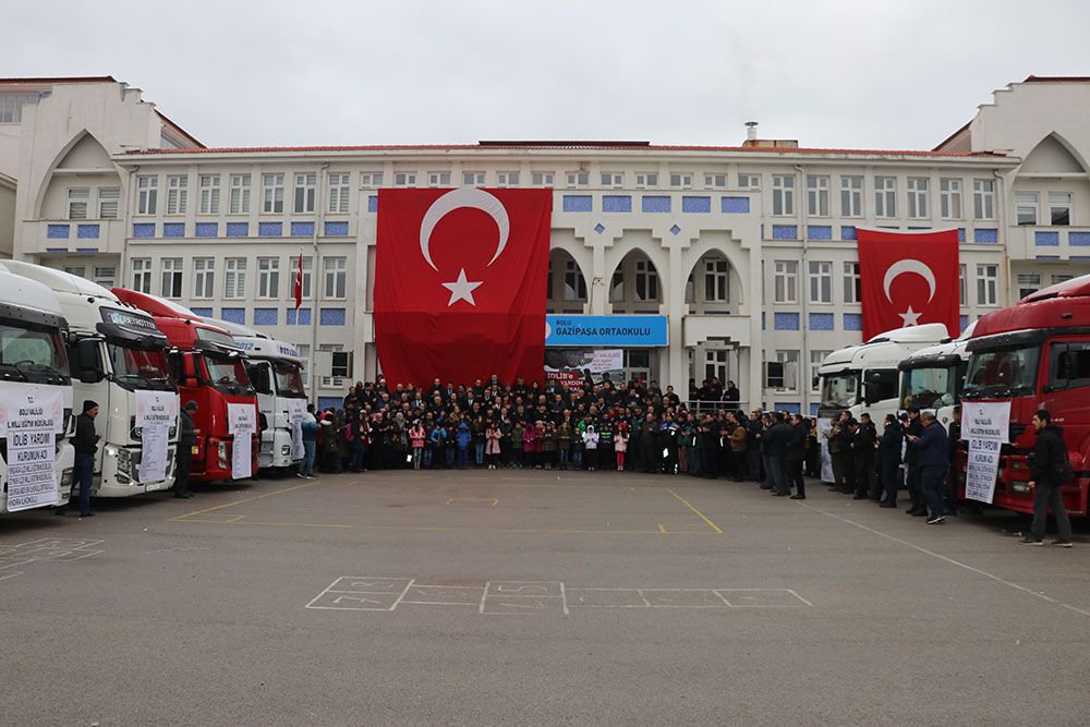 YARDIM TIRLARI YOLA ÇIKTI