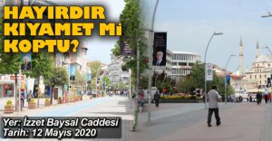 CADDE BUGÜN ÇOK SAKİN