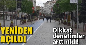 CADDEDE KISITLAMA KALDIRILDI