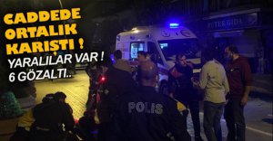 CADDE KARIŞTI, POLİSLERE SALDIRDILAR