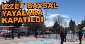 İZZET BAYSAL CADDESİNE BARİYERLİ ÖNLEM