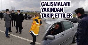 KONTROL MERKEZLERİNİ ZİYARET ETTİLER