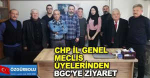 CHP İL GENEL MECLİS ÜYELERİNDEN BGC’YE ZİYARET