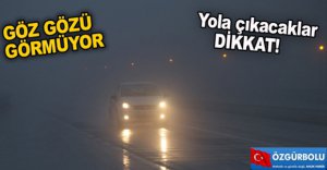 BOLU DAĞI'NDA GÖZ GÖZÜ GÖRMÜYOR