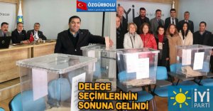 DELEGE SEÇİMLERİNİN SONUNA GELİNDİ