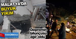 DEPREM 100'DEN FAZLA EVİ YOK ETTİ