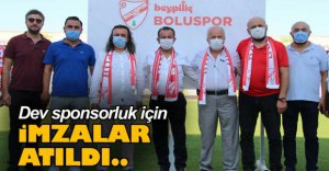 DEV SPONSORLUK İÇİN İMZALAR ATILDI