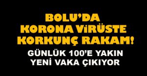 DİKKAT! BOLU'DA KORKUNÇ VAKA ARTIŞI