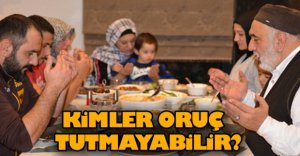 DİYANET'TEN ORUÇ FETVASI