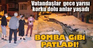 DOĞALGAZ BORUSU PATLADI