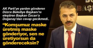 DOĞANAY'DAN BAŞKAN ÖZCAN'A CEVAP