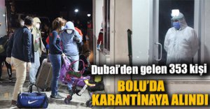 353 KİŞİ  KARANTİNAYA ALINDI