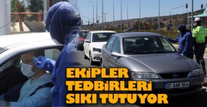 EKİPLERDEN 8 NOKTADA SIKI DENETİM