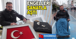 ENGELLERİ SANATLA AŞTI