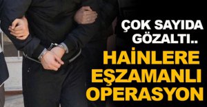 EŞZAMANLI FETÖ OPERASYONU