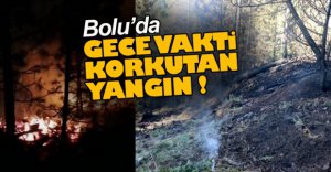 GECE VAKTİ KORKUTAN YANGIN