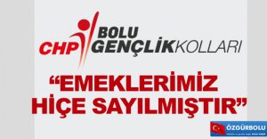 CHP BOLU GENÇLİK KOLLARI İSYAN ETTİ