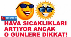 HAVA SICAKLIKLARI ARTACAK...