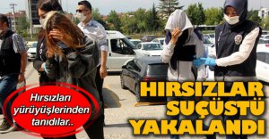HIRSIZLAR SUÇÜSTÜ YAKALANDI