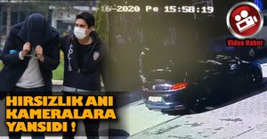 HIRSIZLIK ANLARI ANBEAN GÖRÜNTÜLENDİ