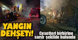 İKİ ÇOCUK YANGINDA CAN VERDİ