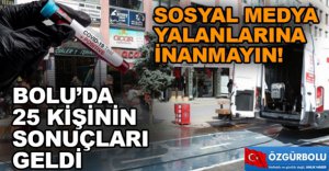 İŞTE BOLU'DAKİ SON DURUM
