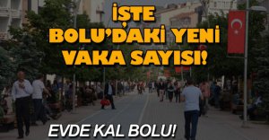 İŞTE BOLU'DAKİ VAKA SAYISI!