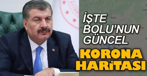 İŞTE BOLU'NUN KORONA VİRÜS HARİTASI