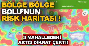 İŞTE BOLU'NUN RİSK HARİTASI