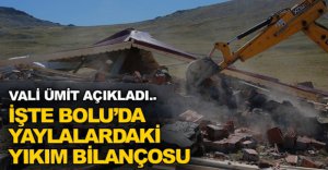 İŞTE YAYLALARDAKİ YIKIM BİLANÇOSU