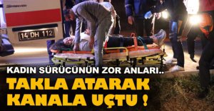 KADIN SÜRÜCÜ NEYE UĞRADIĞINI ŞAŞIRDI