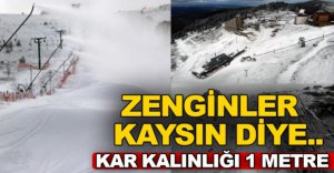 KAR KALINLIĞI 1 METREYİ BULDU