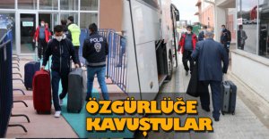 KARANTİNA SÜRESİ BİTENLER TAHLİYE OLDU