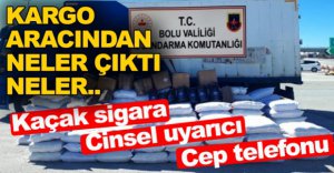 KARGO ARACINDAN NELER ÇIKTI NELER