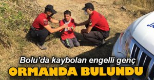 KAYBOLAN ENGELLİ GENÇ BULUNDU