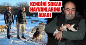 KENDİNİ SOKAK HAYVANLARINA ADADI